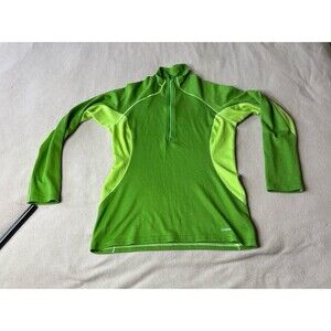 Patagonia Capilene 3 Midweight Women's Half Zip-Neck Green Pullover Size XS